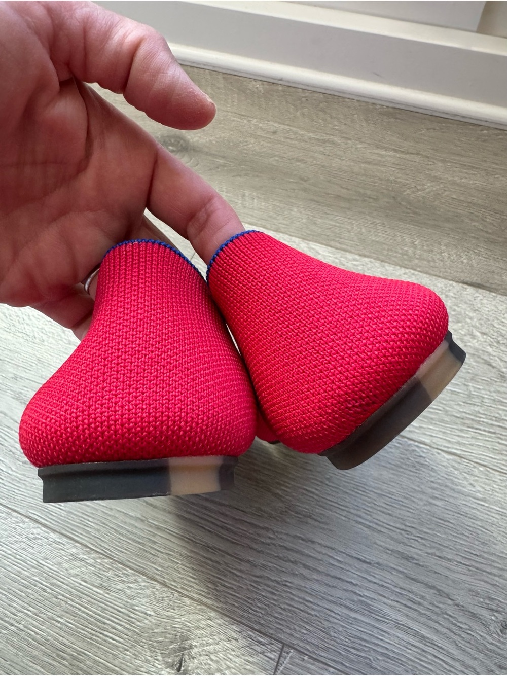 Rothy’s The Square Mary Jane in Lollipop Red Size 10 - Picture 6 of 11